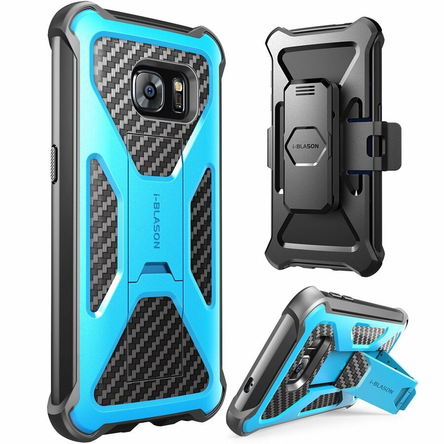 i-Blason Prime Carrying Case (Holster) Smartphone - Blue