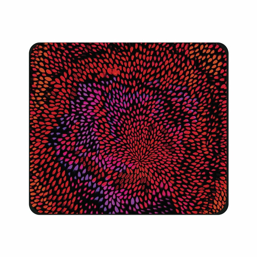 OTM Prints Black Mouse Pad, Petals Warm