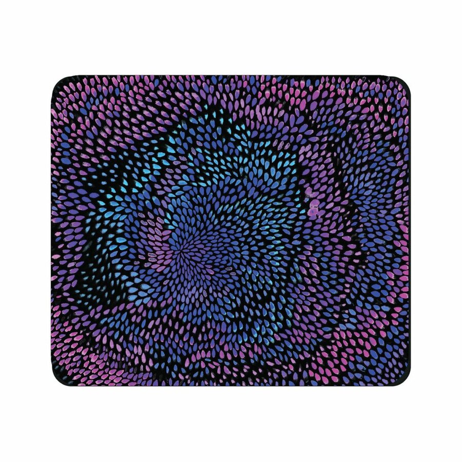 OTM Prints Black Mouse Pad, Petals Cool