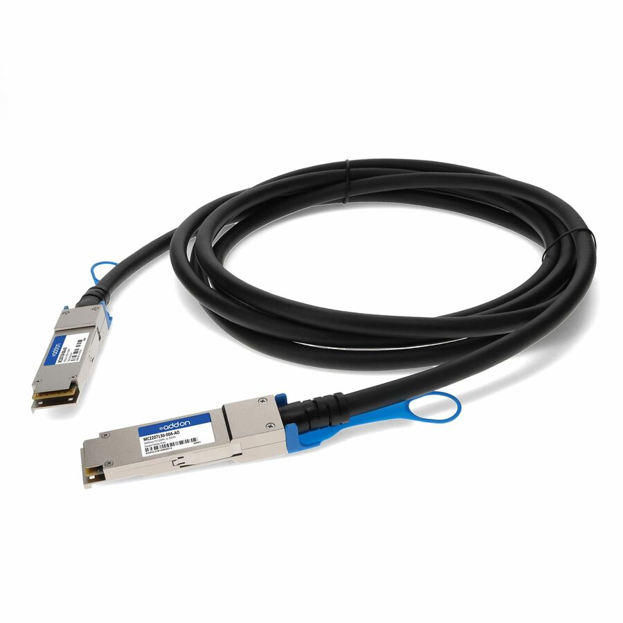 AddOn Mellanox MC2207130-00A Compatible TAA Compliant 56GBase-CU QSFP+ to QSFP+ Direct Attach Cable (Passive Twinax, 0.5m)