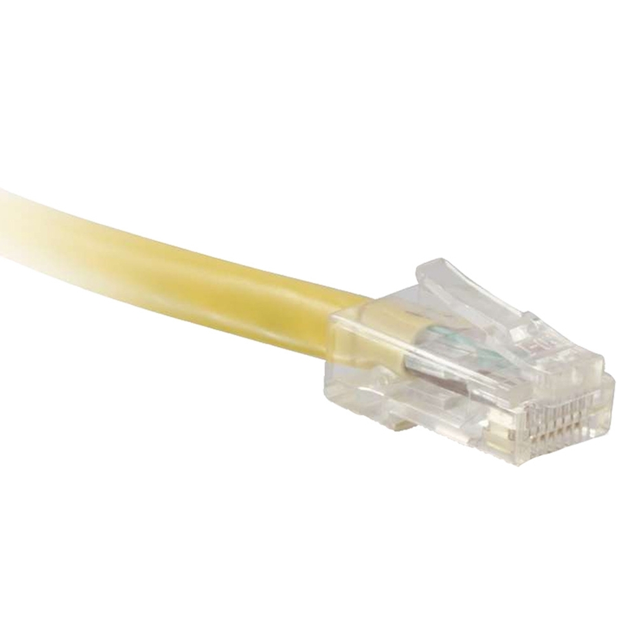 ENET Cat5e Yellow 6 Foot Non-Booted (No Boot) (UTP) High-Quality Network Patch Cable RJ45 to RJ45 - 6Ft