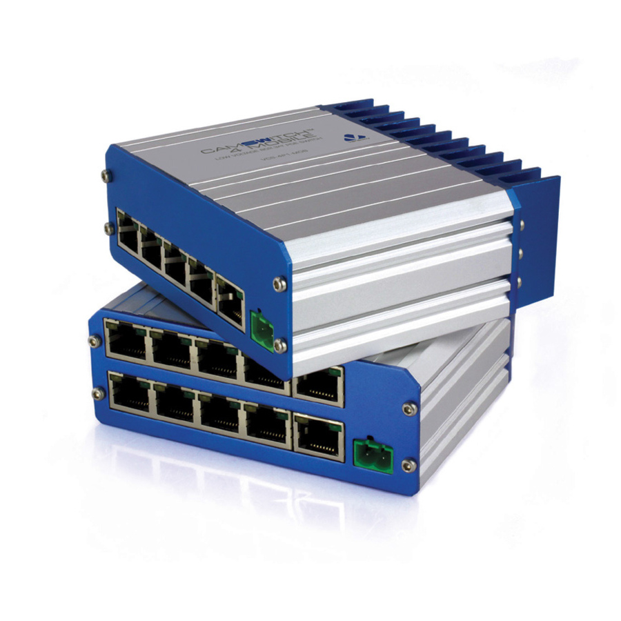 Veracity CAMSWITCH 8 Mobile, 8+2 Port Low Voltage 802.3at Switch