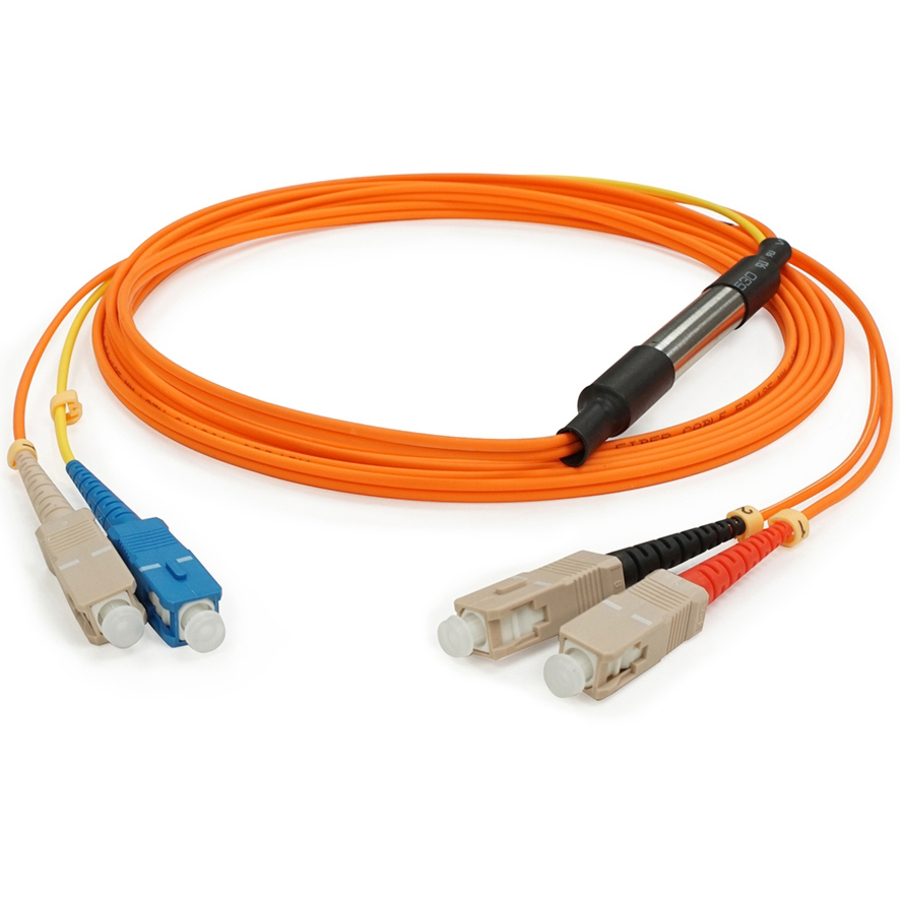 AddOn 3m SC to SC OM2 & OS1 Duplex OFNR (Riser-Rated) Fiber Mode Conditioning Cable
