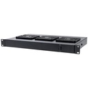 3-Fan Ventilation Unit for 19" Racks, 1U, Black