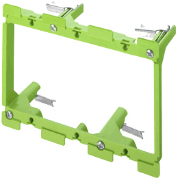 On-Q Triple Gang Low Voltage Bracket, Retrofit