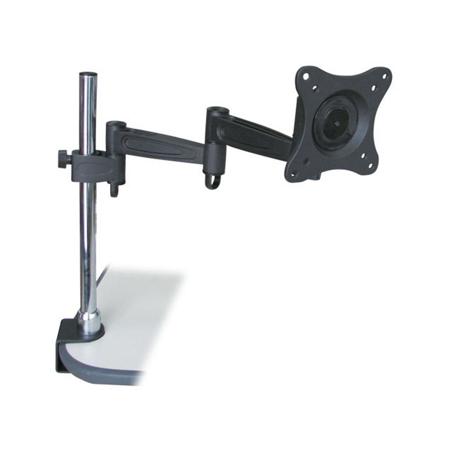 Monoprice 6421 Desk Mount for Monitor - Black, Chrome