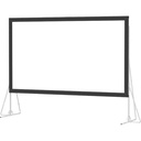 Da-Lite Heavy-Duty Fast-Fold Deluxe Screen System - Portable Folding Frame Projection Screen - 184in Screen