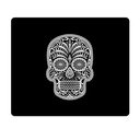 OTM Hipster Prints Black Mouse Pad, Mr. Sugarbones