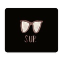 OTM Artist Prints Black Mouse Pad, Sup Dude