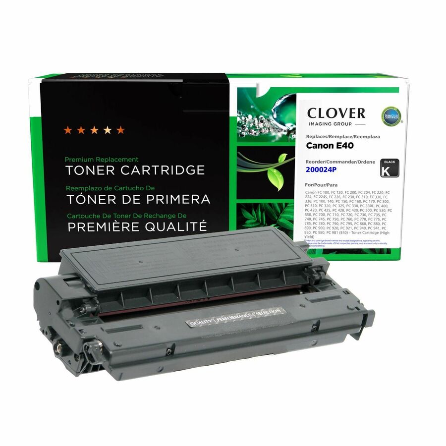 Clover Imaging Remanufactured High Yield Toner Cartridge for Canon E40 (1491A002AA)