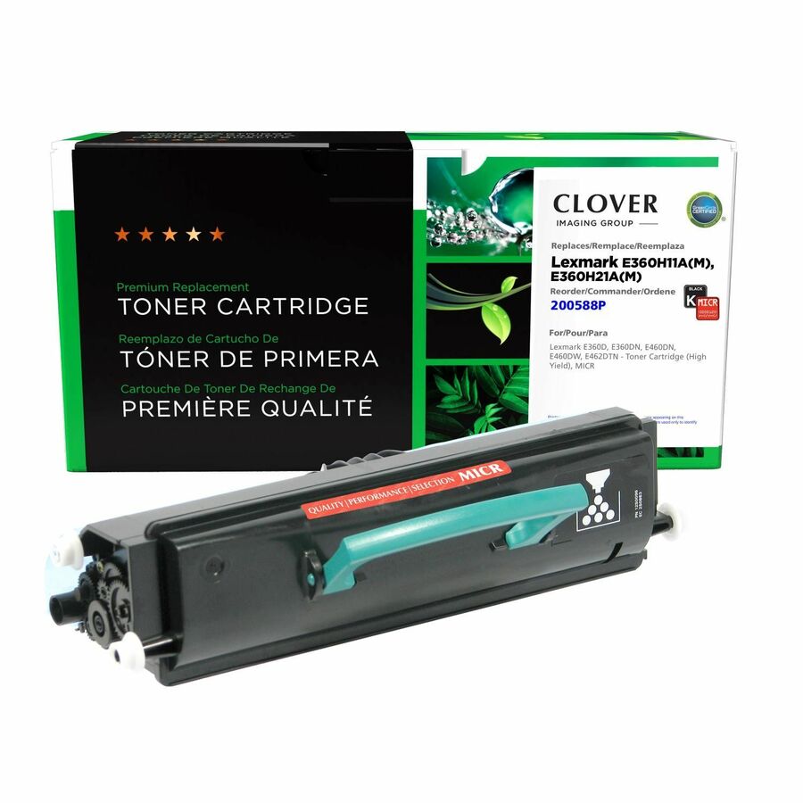 Clover Imaging Remanufactured High Yield MICR Toner Cartridge for Lexmark E360/E460/E462