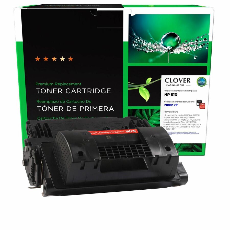 Clover Imaging Remanufactured High Yield MICR Toner Cartridge for HP CF281X, TROY 02-82021-001