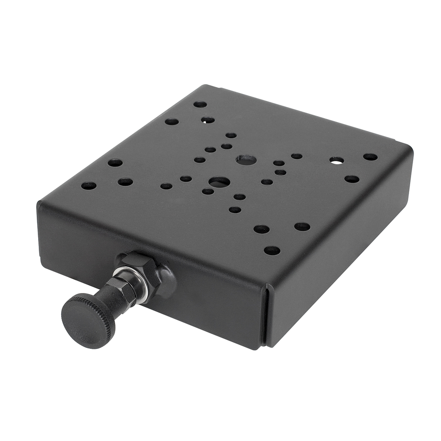 Gamber-Johnson Mounting Adapter for Tablet PC, Computer - Black Powder Coat