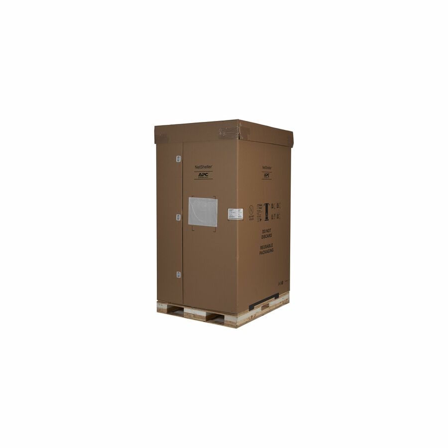 APC NetShelter SX, Server Rack Enclosure, 45U, Shock Packaging, 2000 lbs, Black, 2124H x 600W x 1200D mm [TAA]