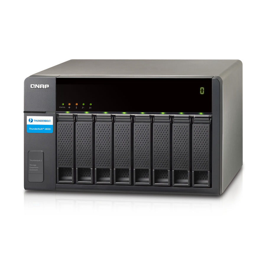 QNAP TX-800P Drive Enclosure - Thunderbolt 2 Host Interface Tower