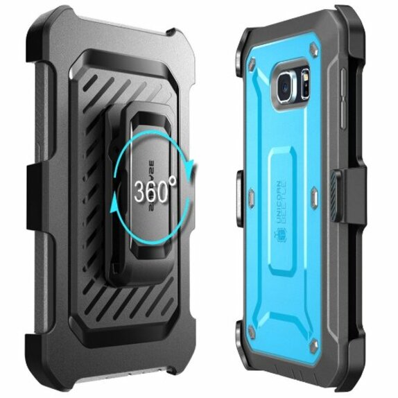i-Blason Unicorn Beetle Pro Carrying Case (Holster) Smartphone - Black, Blue