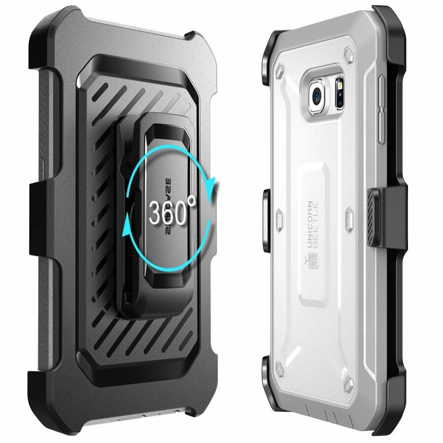 i-Blason Unicorn Beetle Pro Carrying Case (Holster) Smartphone - White, Gray