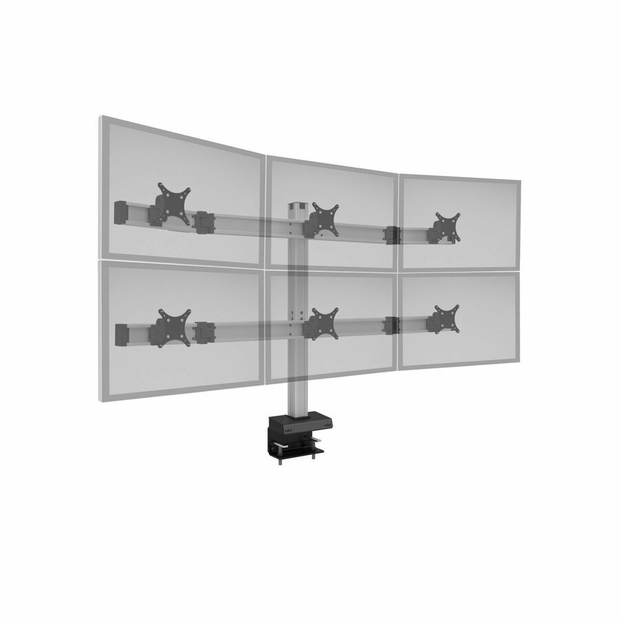 HAT Design Works Bild Desk Mount for Monitor - Vista Black - Landscape/Portrait