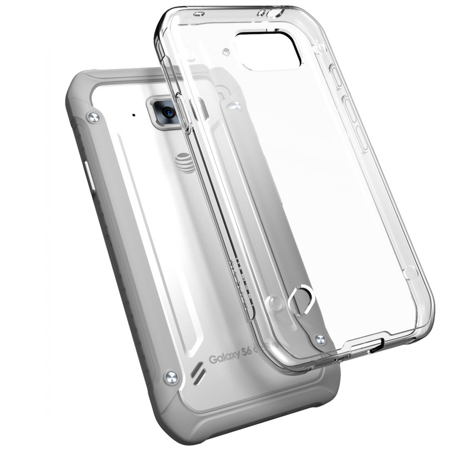 i-Blason Galaxy S6 Active Halo Scratch Resistant Hybrid Clear Case