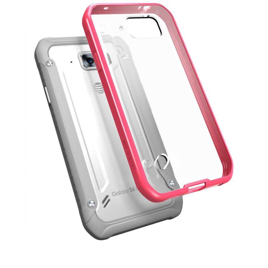 i-Blason Galaxy S6 Active Halo Scratch Resistant Hybrid Clear Case