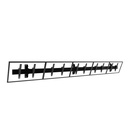 Chief Fusion Large 5x1 Menu Board Wall Mount - For Displays 40-55" - Black