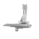 Amer Wall Mount for Flat Panel Display, Keyboard, CPU - TAA Compliant