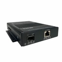 Black Box PoE+ Industrial Gigabit Ethernet Media Converter, SFP