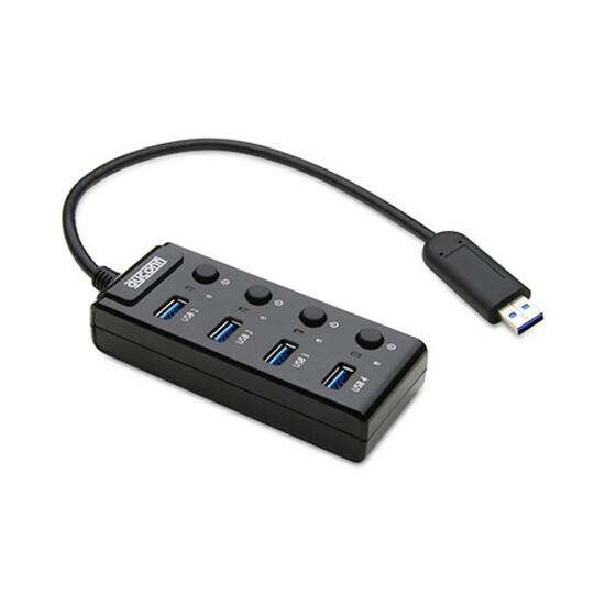 Dyconn Portable 4 Port USB 3.0 Hub (HUB4B-P)