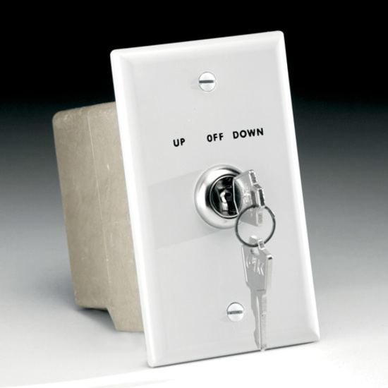 Da-Lite Key Operated, 110 Volt Switch