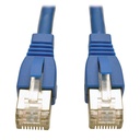 Eaton Tripp Lite Series Cat6a 10G Snagless Shielded STP Ethernet Cable (RJ45 M/M), PoE, Blue, 5 ft. (1.52 m)