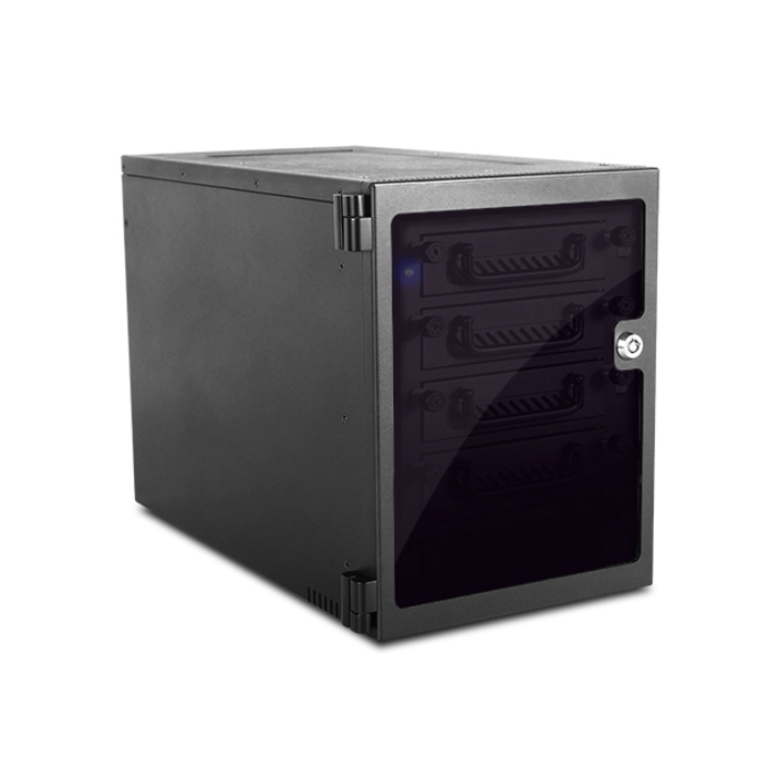 RAIDage EAGE540TG-PM Drive Enclosure - eSATA Host Interface Tower - Black