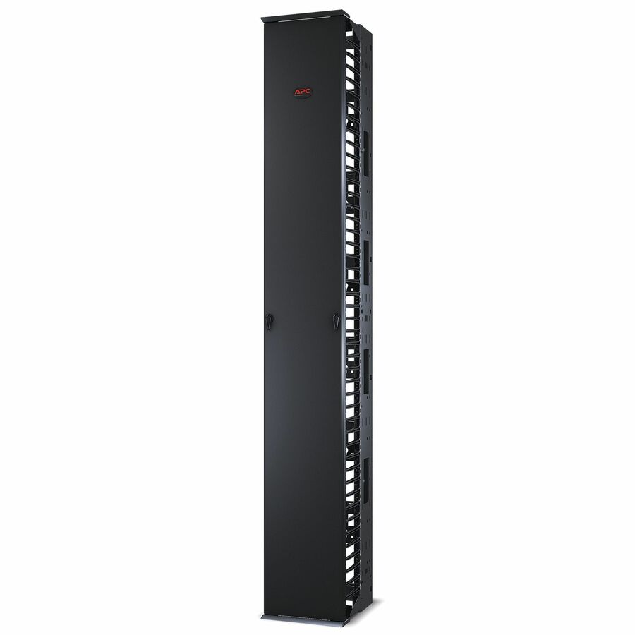 Performance, Vertical Cable Manager for 2 & 4 Post Racks, 84"H x 12"W, Single-Sided with Door