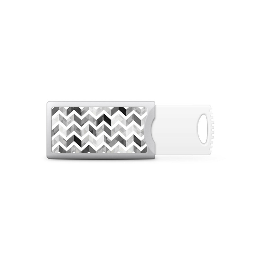 OTM 8GB Push USB Ziggy Collection, Grey