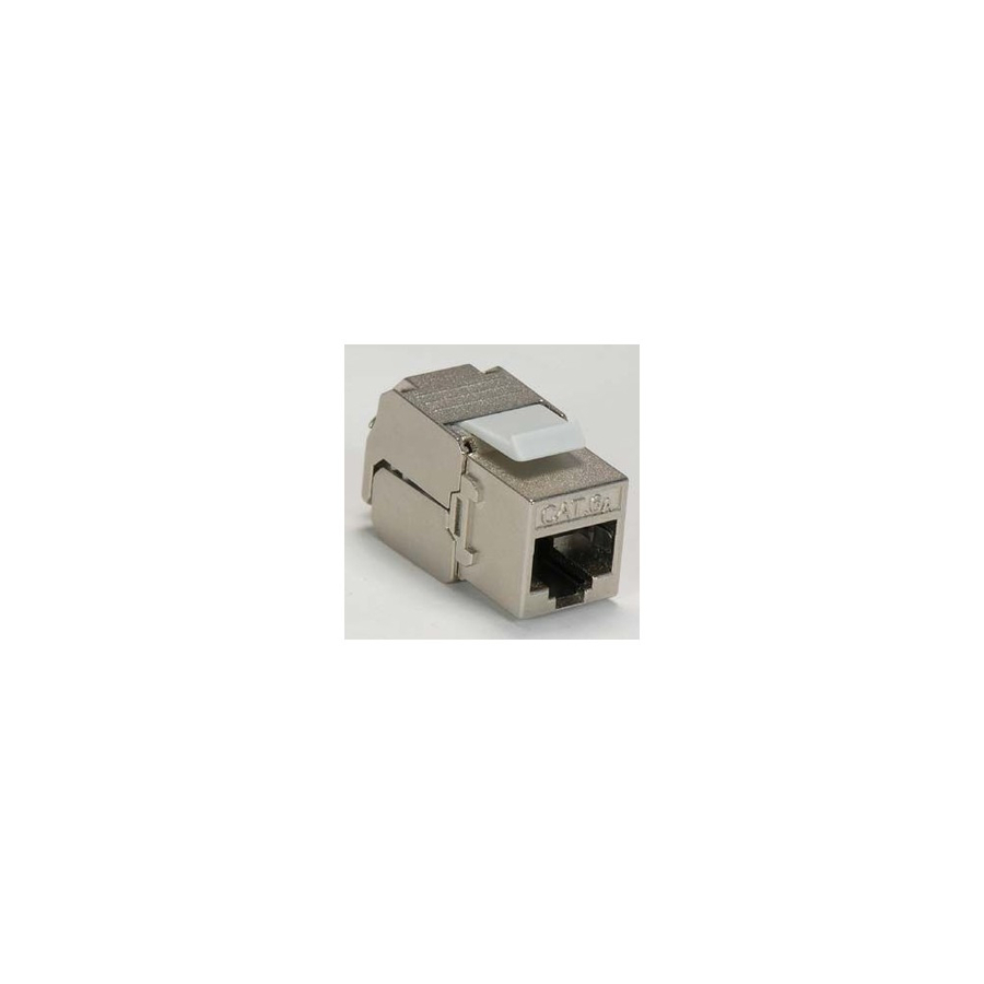Unirise Cat6A 180 Degree Shielded Keystone Jack (SS)