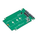 SYBA 2.5" SATA III to M.2 (NGFF) SSD Enclosure with Complete Screw Set