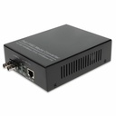 AddOn 10/100/1000Base-TX(RJ-45) to 1000Base-LX(ST) SMF 1310nm 10km POE Media Converter
