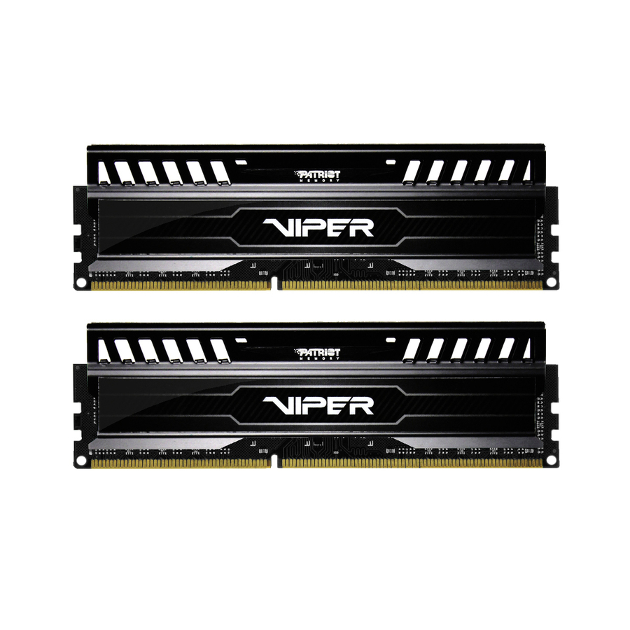 Patriot Memory Viper 3 Series, Black Mamba, DDR3 16GB (2 x 8GB) 1600MHz Dual Channel Kit