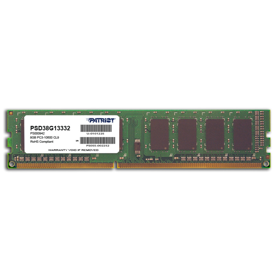 Patriot Memory Signature DDR3 8GB CL9 PC3-10600 (1333MHz) DIMM