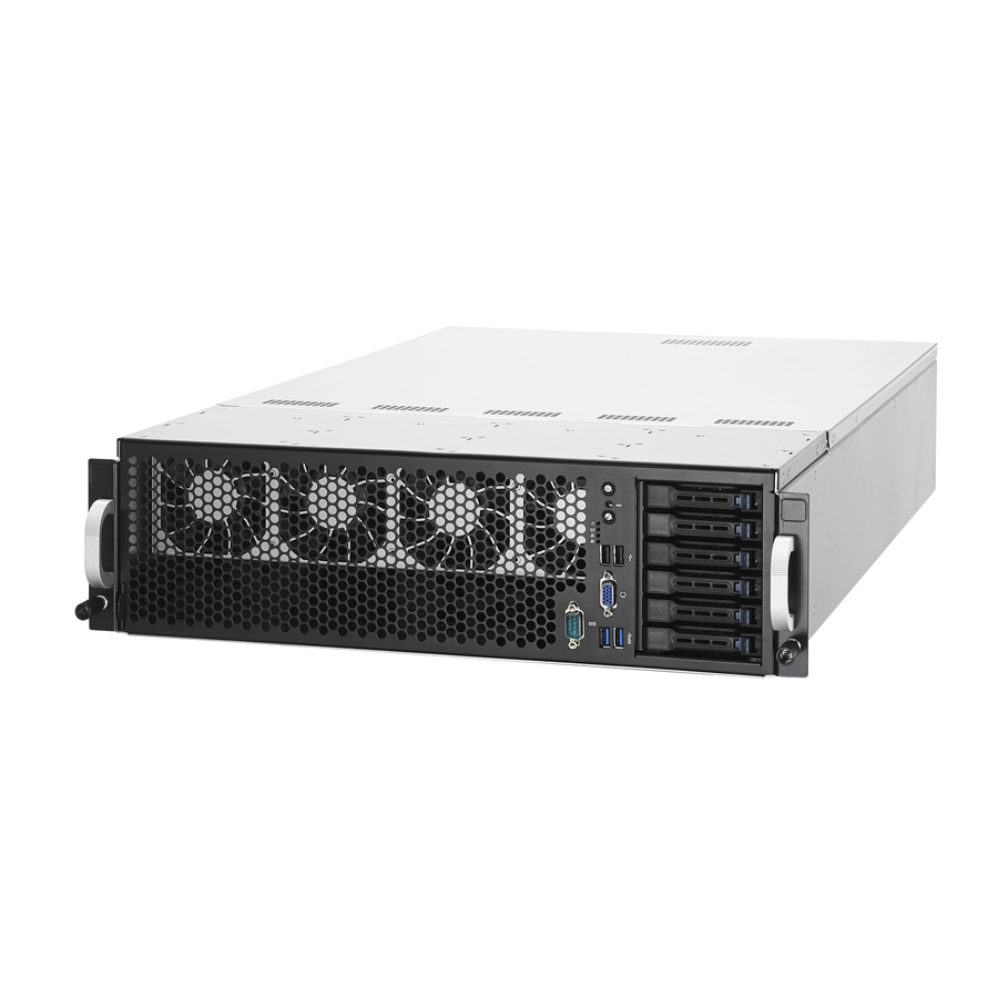 Asus ESC8000 G3 Barebone System - 3U Rack-mountable - Socket LGA 2011-v3 - 2 x Processor Support