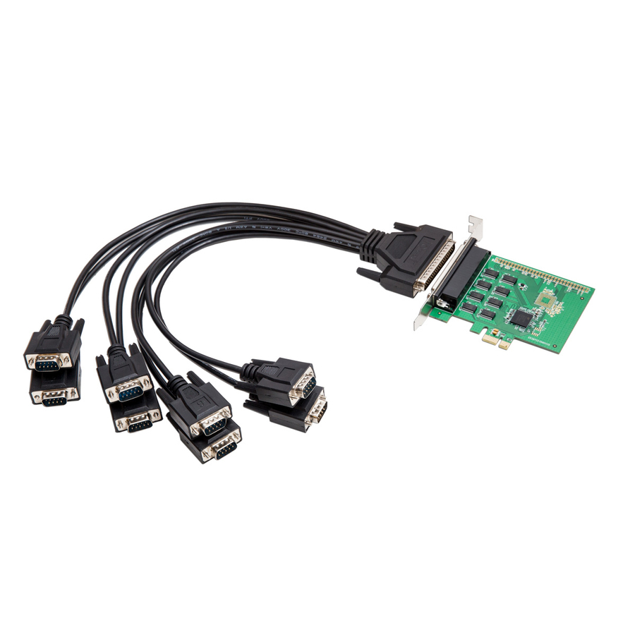 SYBA Multimedia 8-Port RS-232 Serial PCI-Express, Revision 2.0; with Exar Chipset