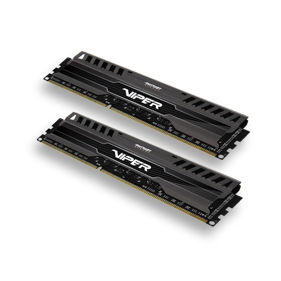 Patriot Memory Viper 3 Series, Black Mamba, DDR3 16GB (2 x 8GB) 1600MHz Dual Channel Kit