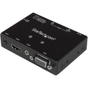 StarTech 2x1 VGA + HDMI to VGA Converter Switch w/ Priority Switching - 1080p