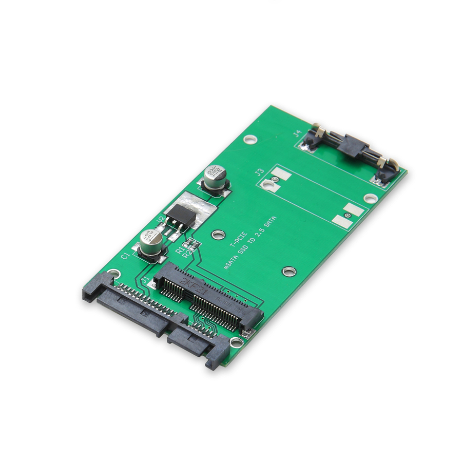 SYBA Multimedia 70mm (2.5") mSATA SSD to 2.5" SATA Converter Adapter
