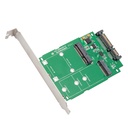 SYBA Multimedia M.2 (NGFF) & mSATA SSD to SATA III with Standard & Low Profile Brackets