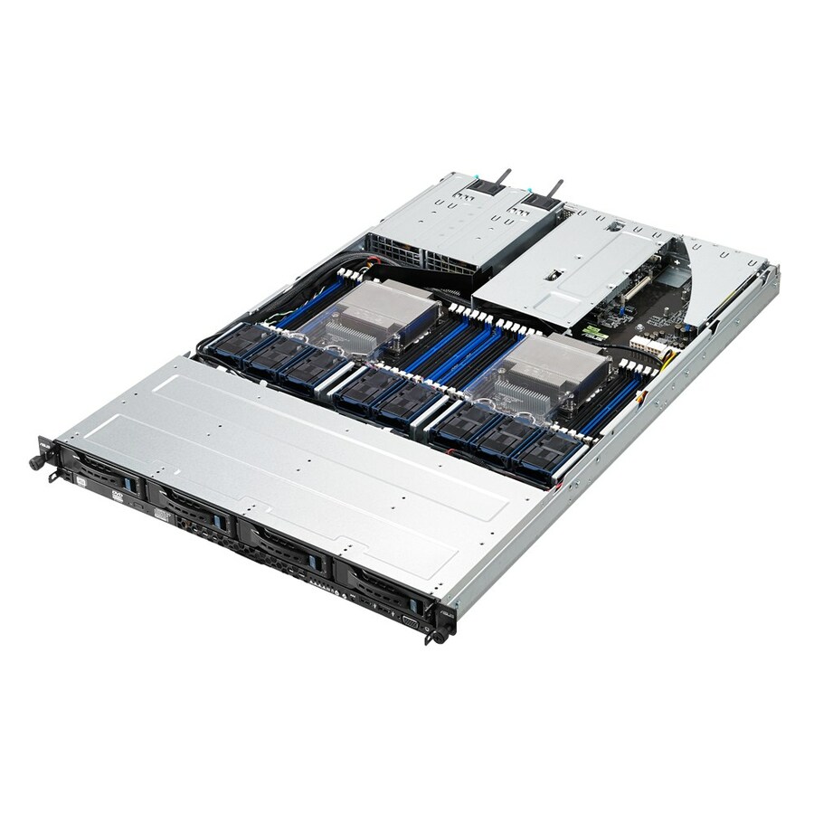 Asus RS700-E8-RS4 Barebone System - 1U Rack-mountable - Socket LGA 2011-v3 - 2 x Processor Support