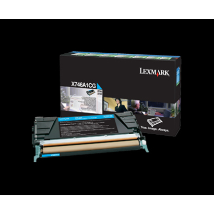 Lexmark Original Laser Toner Cartridge - Cyan Pack