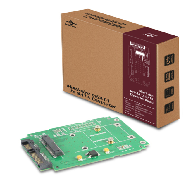 Vantec Multi-size mSATA to SATA Converter Board