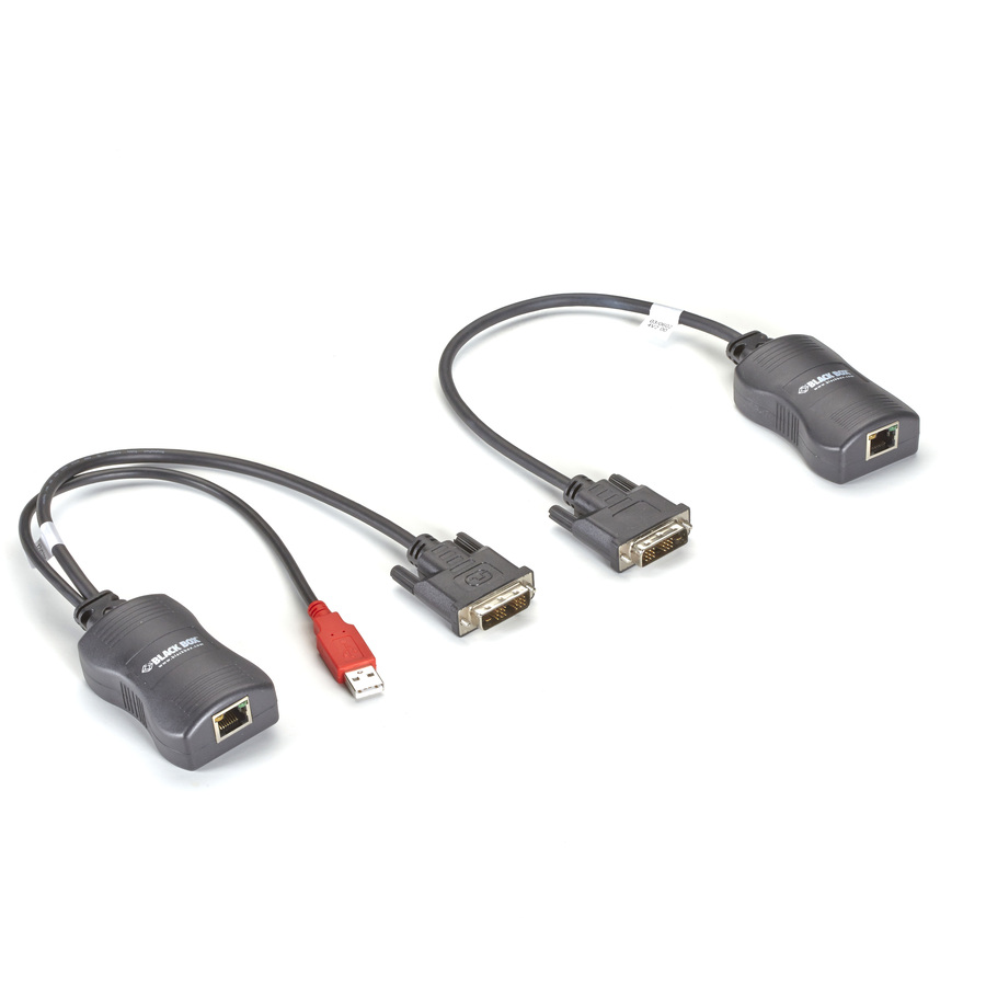 Black Box Line-Powered Extender Kit - DVI Over CATx