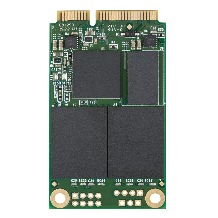 Transcend MSA370 256 GB Solid State Drive - Internal - mini-SATA (SATA/600)