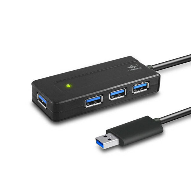 Vantec 4-Port USB 3.0 Bus-Powered Travel Hub